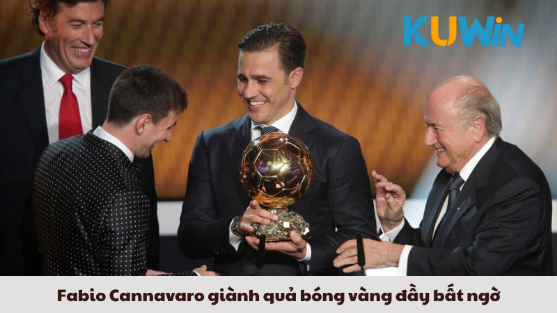 Fabio Cannavaro giành quả bóng vàng đầy bất ngờ